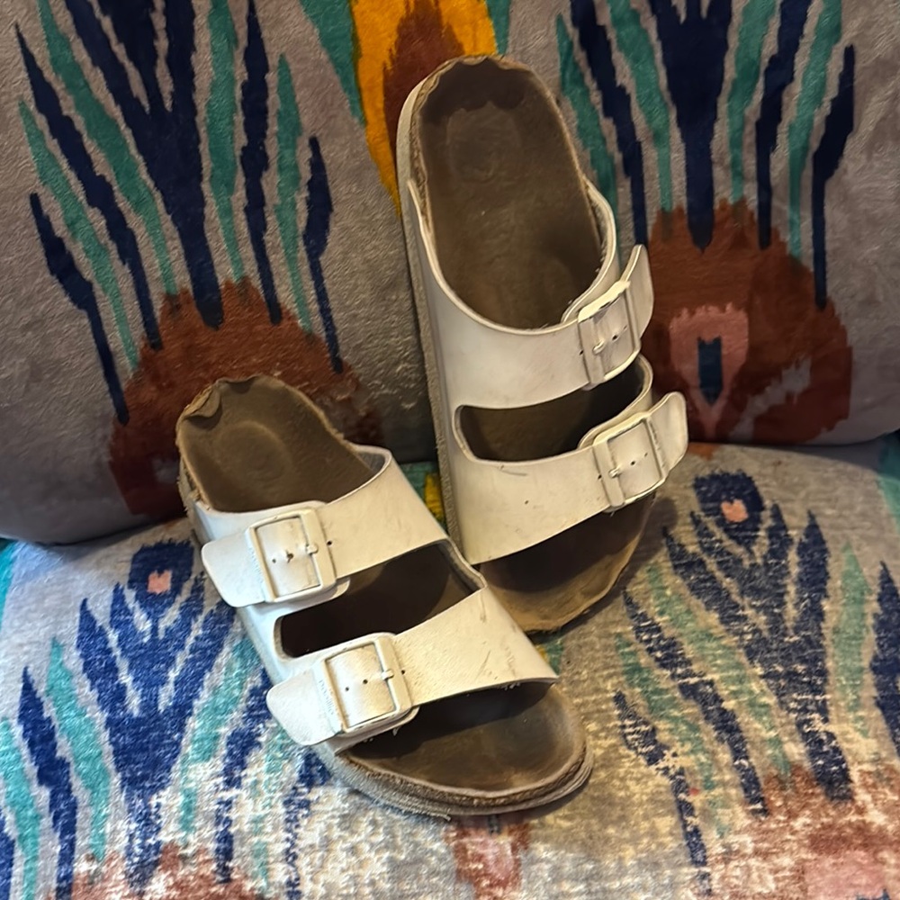 Birkenstock high soul women White Sandals